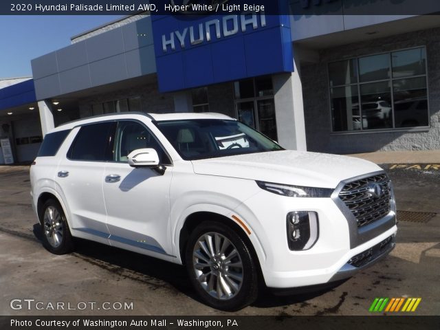 2020 Hyundai Palisade Limited AWD in Hyper White