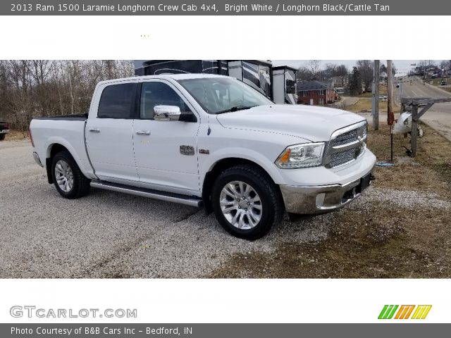 2013 Ram 1500 Laramie Longhorn Crew Cab 4x4 in Bright White