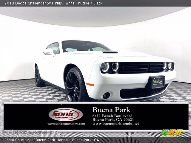2018 Dodge Challenger SXT Plus in White Knuckle