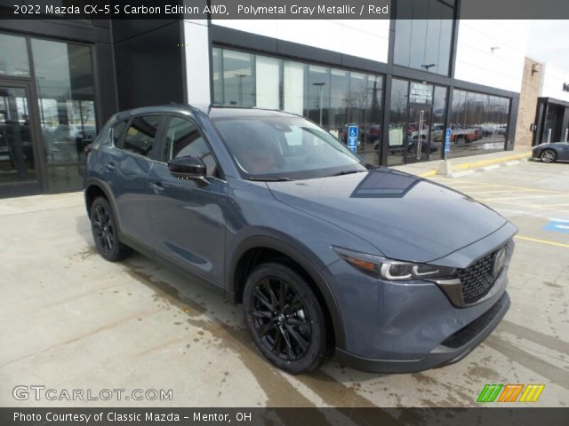 2022 Mazda CX-5 S Carbon Edition AWD in Polymetal Gray Metallic