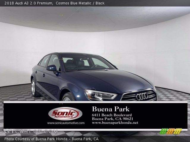 2018 Audi A3 2.0 Premium in Cosmos Blue Metallic