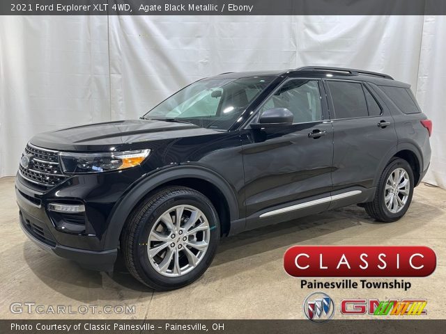 2021 Ford Explorer XLT 4WD in Agate Black Metallic