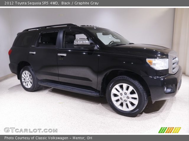 2012 Toyota Sequoia SR5 4WD in Black