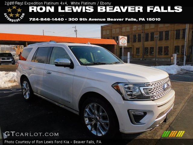 2018 Ford Expedition Platinum 4x4 in White Platinum