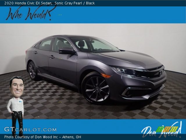 2020 Honda Civic EX Sedan in Sonic Gray Pearl