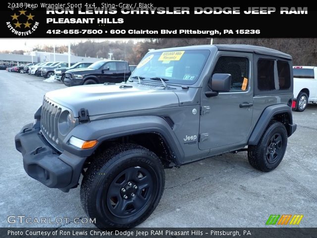 2018 Jeep Wrangler Sport 4x4 in Sting-Gray