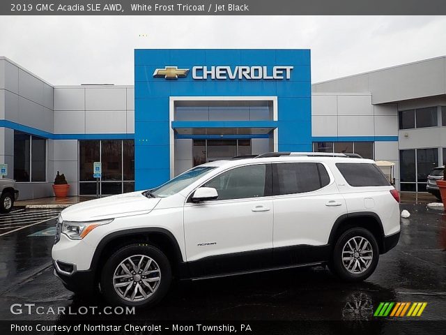 2019 GMC Acadia SLE AWD in White Frost Tricoat