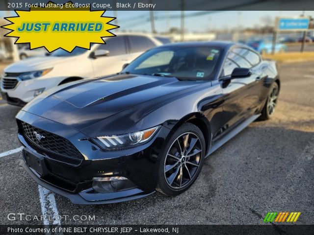 2015 Ford Mustang EcoBoost Coupe in Black