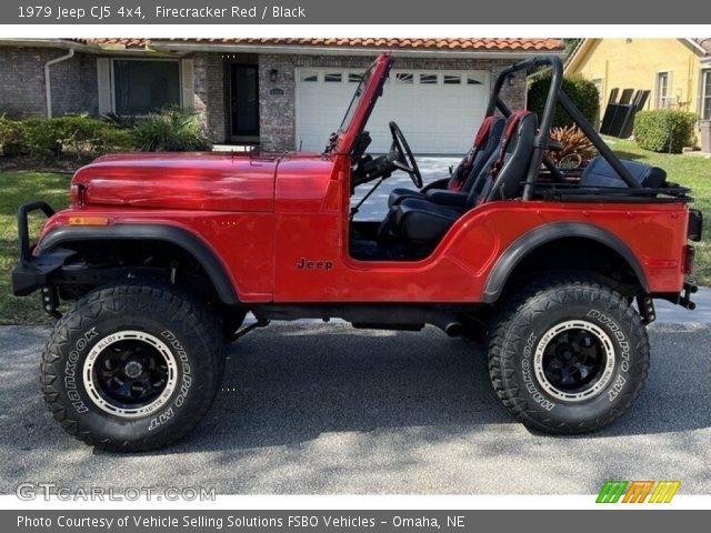 1979 Jeep CJ5 4x4 in Firecracker Red