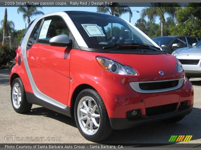 2009 Smart fortwo passion coupe in Rally Red