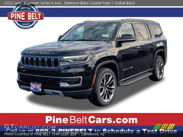 2022 Jeep Wagoneer Series II 4x4 in Diamond Black Crystal Pearl