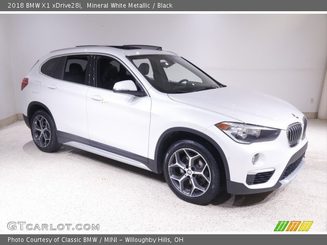 2018 BMW X1 xDrive28i in Mineral White Metallic