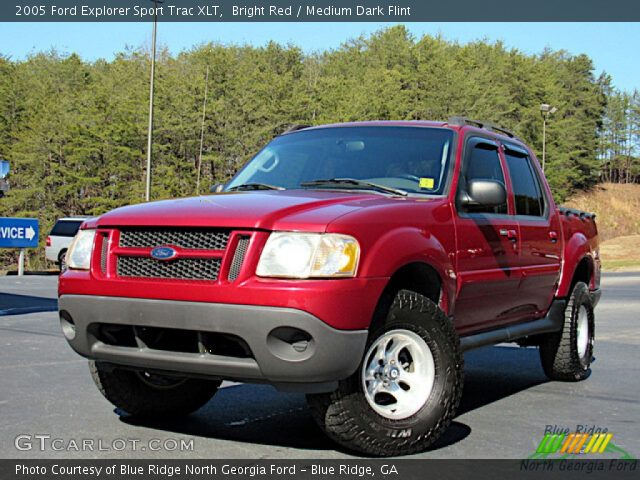 2005 Ford Explorer Sport Trac XLT in Bright Red