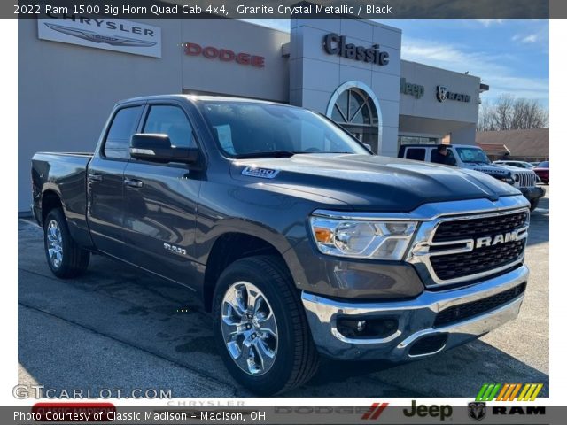 2022 Ram 1500 Big Horn Quad Cab 4x4 in Granite Crystal Metallic