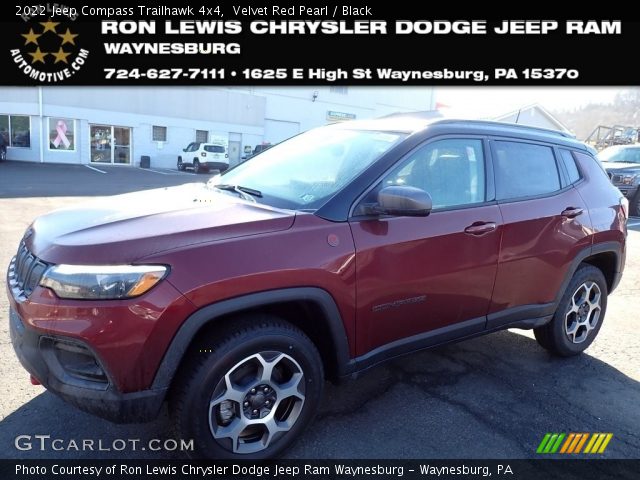 2022 Jeep Compass Trailhawk 4x4 in Velvet Red Pearl