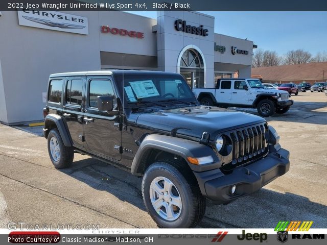 2022 Jeep Wrangler Unlimited Willys Sport 4x4 in Black