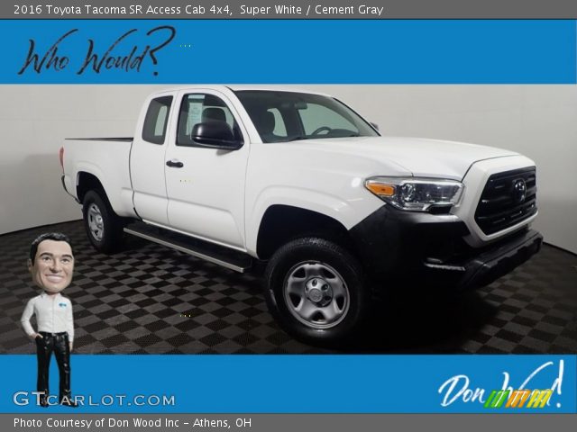 2016 Toyota Tacoma SR Access Cab 4x4 in Super White