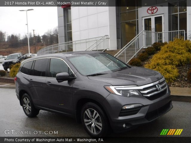 2017 Honda Pilot EX-L AWD in Modern Steel Metallic