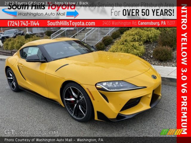 2022 Toyota GR Supra 3.0 in Nitro Yellow