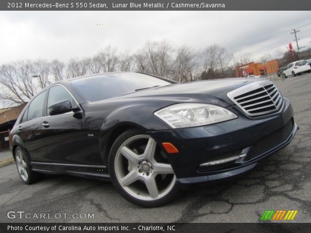 2012 Mercedes-Benz S 550 Sedan in Lunar Blue Metallic