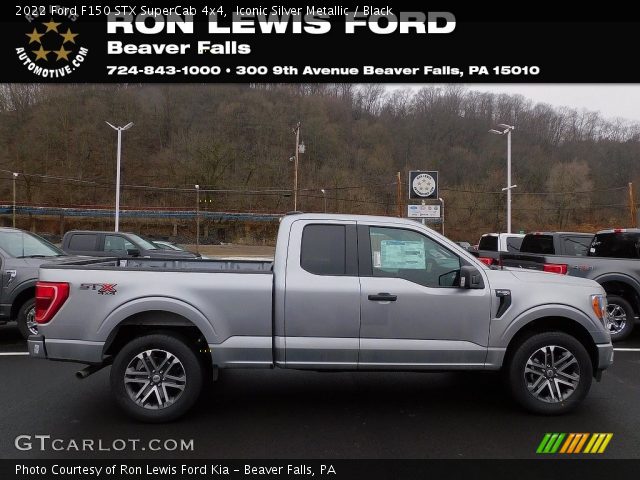 2022 Ford F150 STX SuperCab 4x4 in Iconic Silver Metallic