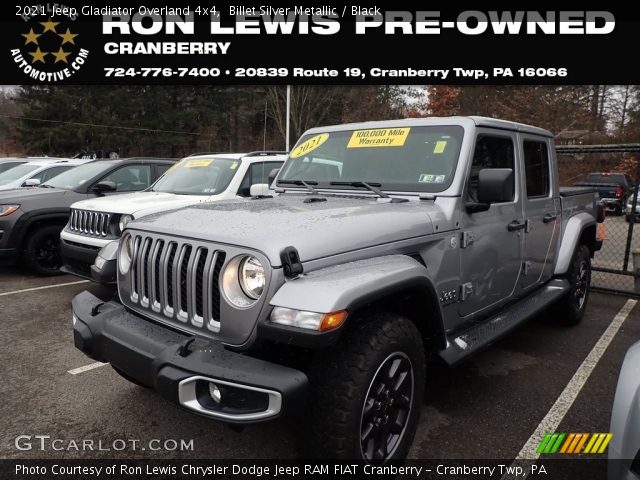 2021 Jeep Gladiator Overland 4x4 in Billet Silver Metallic