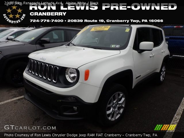 2018 Jeep Renegade Latitude 4x4 in Alpine White