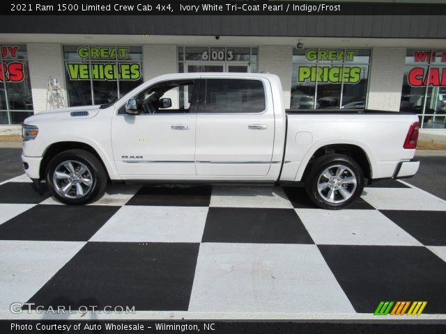2021 Ram 1500 Limited Crew Cab 4x4 in Ivory White Tri-Coat Pearl