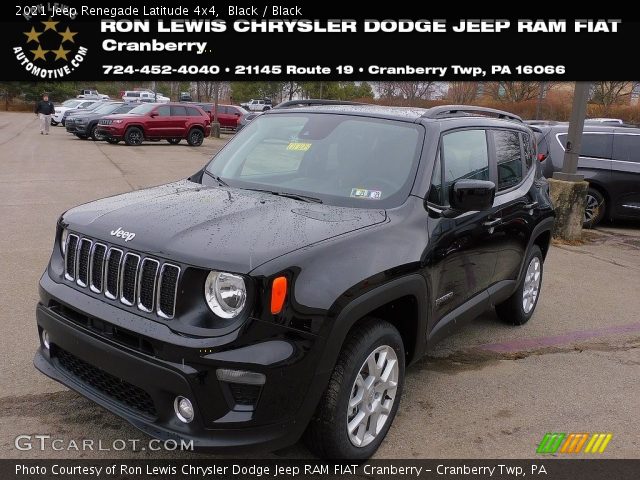 2021 Jeep Renegade Latitude 4x4 in Black