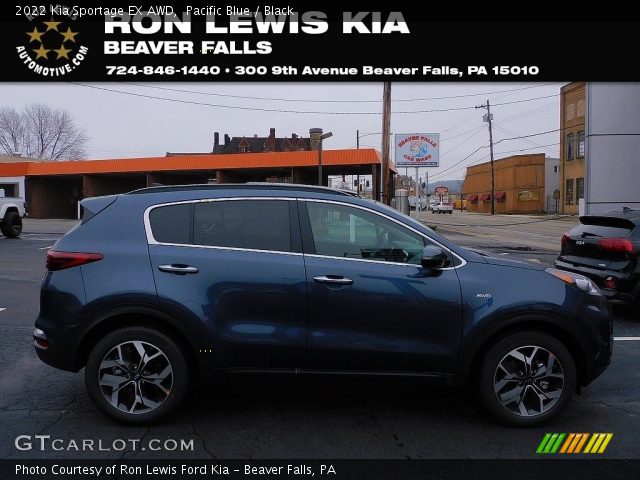 2022 Kia Sportage EX AWD in Pacific Blue
