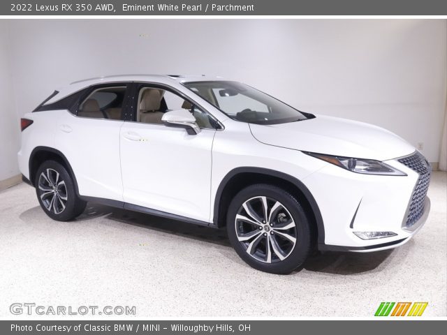 2022 Lexus RX 350 AWD in Eminent White Pearl