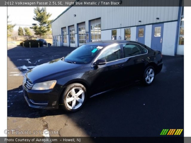 2012 Volkswagen Passat 2.5L SE in Night Blue Metallic