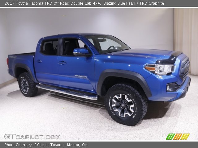 2017 Toyota Tacoma TRD Off Road Double Cab 4x4 in Blazing Blue Pearl