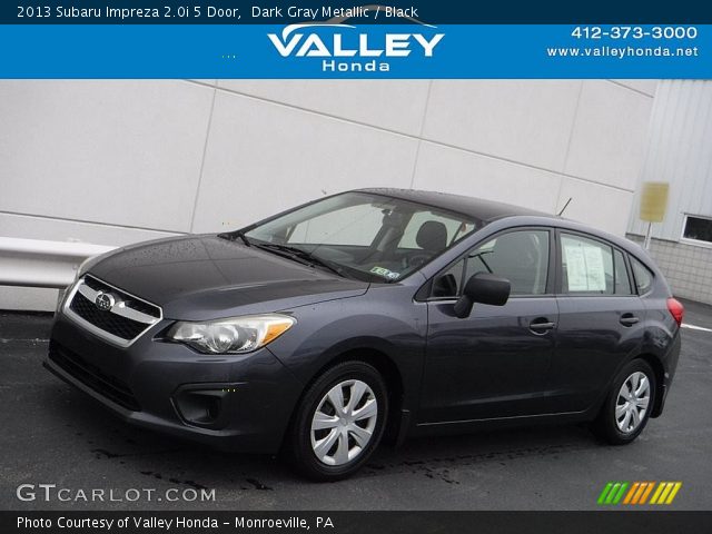 2013 Subaru Impreza 2.0i 5 Door in Dark Gray Metallic