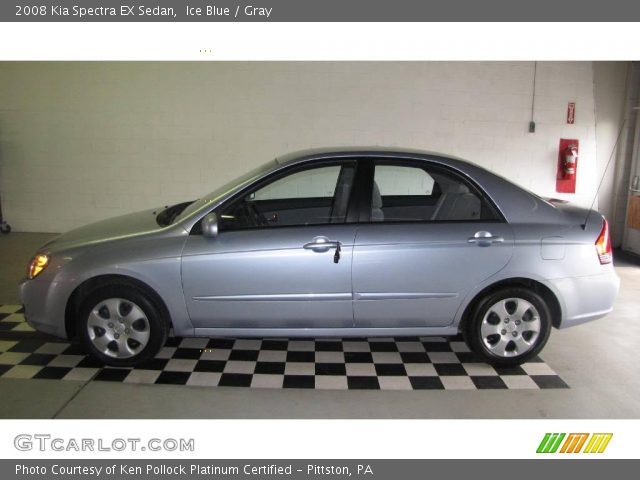 2008 Kia Spectra EX Sedan in Ice Blue