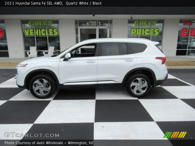 2021 Hyundai Santa Fe SEL AWD in Quartz White