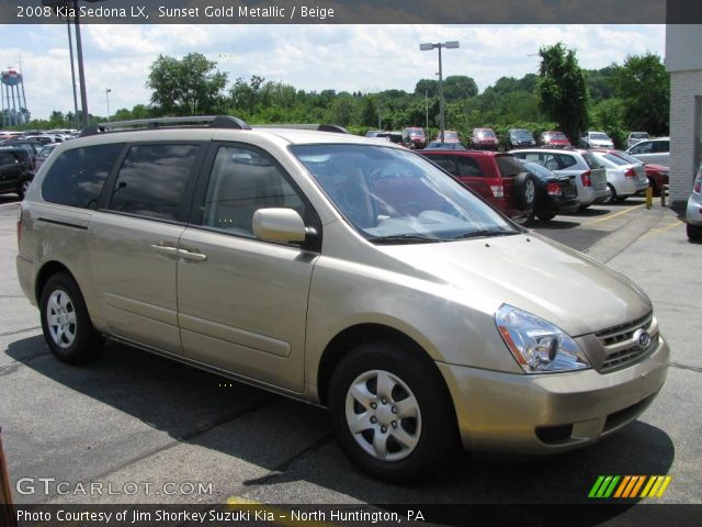 2008 Kia Sedona LX in Sunset Gold Metallic
