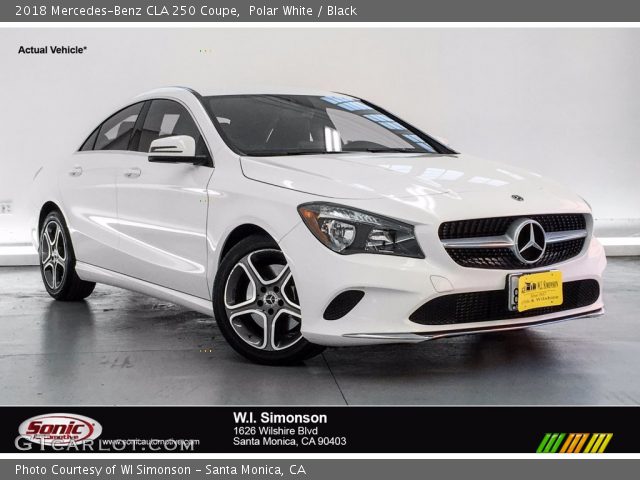 2018 Mercedes-Benz CLA 250 Coupe in Polar White