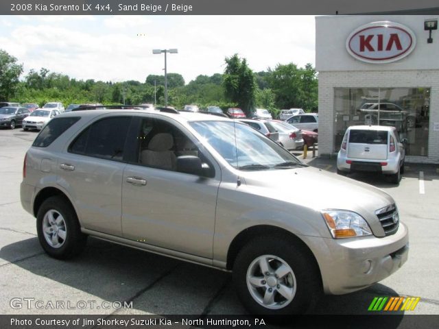 2008 Kia Sorento LX 4x4 in Sand Beige