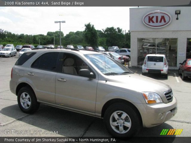 2008 Kia Sorento LX 4x4 in Sand Beige