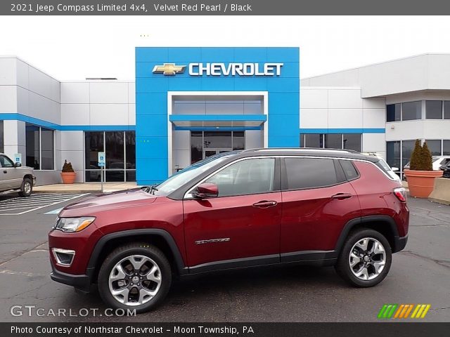 2021 Jeep Compass Limited 4x4 in Velvet Red Pearl