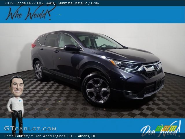 2019 Honda CR-V EX-L AWD in Gunmetal Metallic