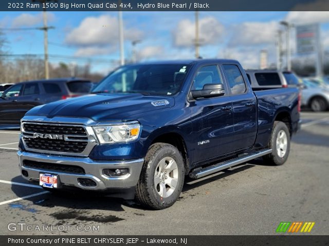 2022 Ram 1500 Big Horn Quad Cab 4x4 in Hydro Blue Pearl