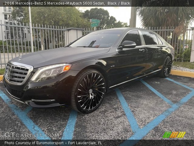 2016 Mercedes-Benz S Mercedes-Maybach S600 Sedan in Black