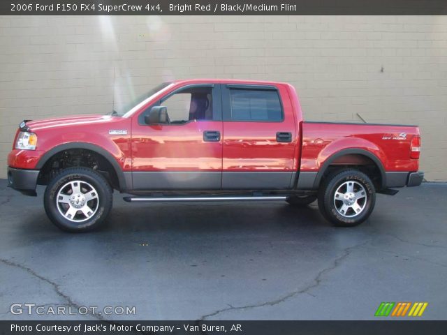 2006 Ford F150 FX4 SuperCrew 4x4 in Bright Red