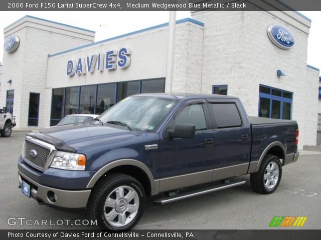 2006 Ford F150 Lariat SuperCrew 4x4 in Medium Wedgewood Blue Metallic