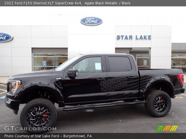 2022 Ford F150 Sherrod XLT SuperCrew 4x4 in Agate Black Metallic