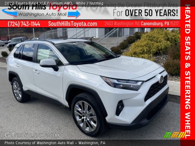 2022 Toyota RAV4 XLE Premium AWD in White