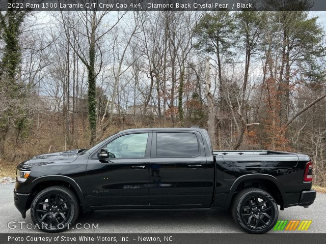 2022 Ram 1500 Laramie G/T Crew Cab 4x4 in Diamond Black Crystal Pearl