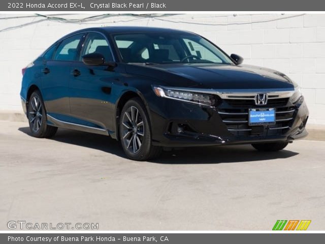 2022 Honda Accord EX-L in Crystal Black Pearl